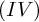 left parenthesis upper I upper V right parenthesis