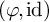 left parenthesis phi comma id right parenthesis