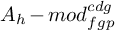 upper A Subscript h Baseline minus m o d Subscript f g p Superscript c d g
