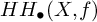 upper H upper H Subscript bullet Baseline left parenthesis upper X comma f right parenthesis