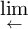 ModifyingBelow limit With left arrow