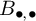 upper B Subscript bullet comma bullet
