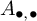 upper A Subscript bullet comma bullet