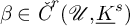 beta element of ModifyingAbove italic upper C With italic caron Superscript r Baseline left parenthesis script upper U comma upper K underbar Superscript s Baseline right parenthesis