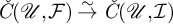 ModifyingAbove italic upper C With italic caron left parenthesis script upper U comma script upper F right parenthesis ModifyingAbove right arrow With tilde ModifyingAbove italic upper C With italic caron left parenthesis script upper U comma script upper I right parenthesis