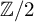 double struck upper Z divided by 2