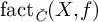 fact Subscript ModifyingAbove italic upper C With italic caron Baseline left parenthesis upper X comma f right parenthesis
