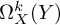 normal upper Omega Subscript upper X Superscript k Baseline left parenthesis upper Y right parenthesis