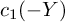 c 1 left parenthesis negative upper Y right parenthesis