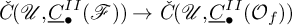 ModifyingAbove italic upper C With italic caron left parenthesis script upper U comma ModifyingBelow upper C With quotation dash Subscript bullet Superscript upper I upper I Baseline left parenthesis script upper F right parenthesis right parenthesis right arrow ModifyingAbove italic upper C With italic caron left parenthesis script upper U comma ModifyingBelow upper C With quotation dash Subscript bullet Superscript upper I upper I Baseline left parenthesis script upper O Subscript f Baseline right parenthesis right parenthesis