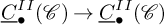 ModifyingBelow upper C With quotation dash Subscript bullet Superscript upper I upper I Baseline left parenthesis script upper C right parenthesis right arrow ModifyingBelow upper C With quotation dash Subscript bullet Superscript upper I upper I Baseline left parenthesis script upper C right parenthesis