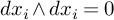 d x Subscript i Baseline and d x Subscript i Baseline equals 0