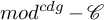 m o d Superscript c d g minus script upper C