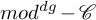 m o d Superscript d g minus script upper C