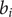 bold italic b Subscript i