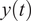 y left parenthesis t right parenthesis