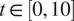 t element of left bracket 0 comma 10 right bracket