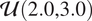 script upper U left parenthesis 2.0 comma 3.0 right parenthesis