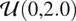 script upper U left parenthesis 0 comma 2.0 right parenthesis