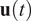 bold u left parenthesis t right parenthesis