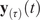 bold y Subscript left parenthesis tau right parenthesis Baseline left parenthesis t right parenthesis