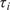 tau Subscript i