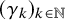 left parenthesis gamma Subscript k Baseline right parenthesis Subscript k element of double struck upper N