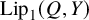 upper L i p 1 left parenthesis upper Q comma upper Y right parenthesis