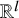double struck upper R Superscript l