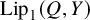 upper L i p 1 left parenthesis upper Q comma upper Y right parenthesis
