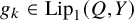 g Subscript k Baseline element of upper L i p 1 left parenthesis upper Q comma upper Y right parenthesis