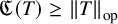 German upper C left parenthesis upper T right parenthesis greater than or equals StartMetric upper T EndMetric Subscript op