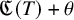 German upper C left parenthesis upper T right parenthesis plus theta