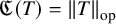 German upper C left parenthesis upper T right parenthesis equals StartMetric upper T EndMetric Subscript op