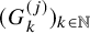 left parenthesis upper G Subscript k Superscript left parenthesis j right parenthesis Baseline right parenthesis Subscript k element of double struck upper N