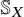 double struck upper S Subscript upper X