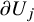 partial differential upper U Subscript j