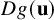 upper D g left parenthesis bold u right parenthesis