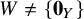 upper W not equals StartSet bold 0 Subscript upper Y Baseline EndSet