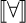 The absolute value of the Laplacian of M.