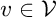 v element of script upper V
