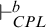 right tack Subscript upper C upper P upper L Superscript b Baseline