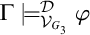 normal upper Gamma true Subscript script upper V Sub Subscript upper G 3 Superscript script upper D Baseline phi