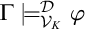 normal upper Gamma true Subscript script upper V Sub Subscript upper K Superscript script upper D Baseline phi