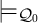 true Subscript script upper Q 0 Baseline