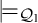 true Subscript script upper Q 1 Baseline