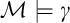 script upper M true gamma