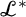 script upper L Superscript asterisk