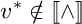v super asterisk is not an element of double bracket wedge double bracket