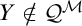 upper Y not an element of script upper Q Superscript script upper M